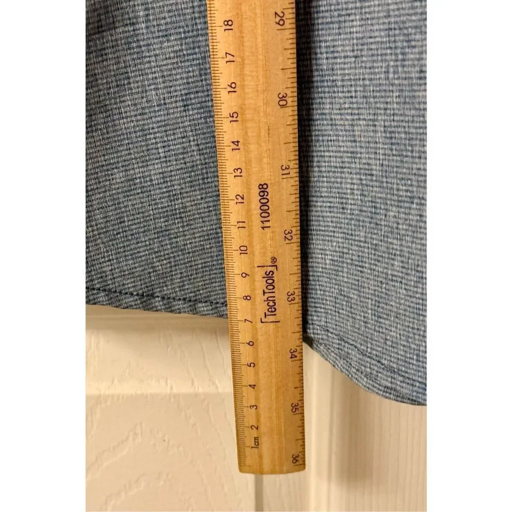 Duluth Trading Co Men's Breezeshooter Camp Collar Untucked Shirt Size XL Tall
